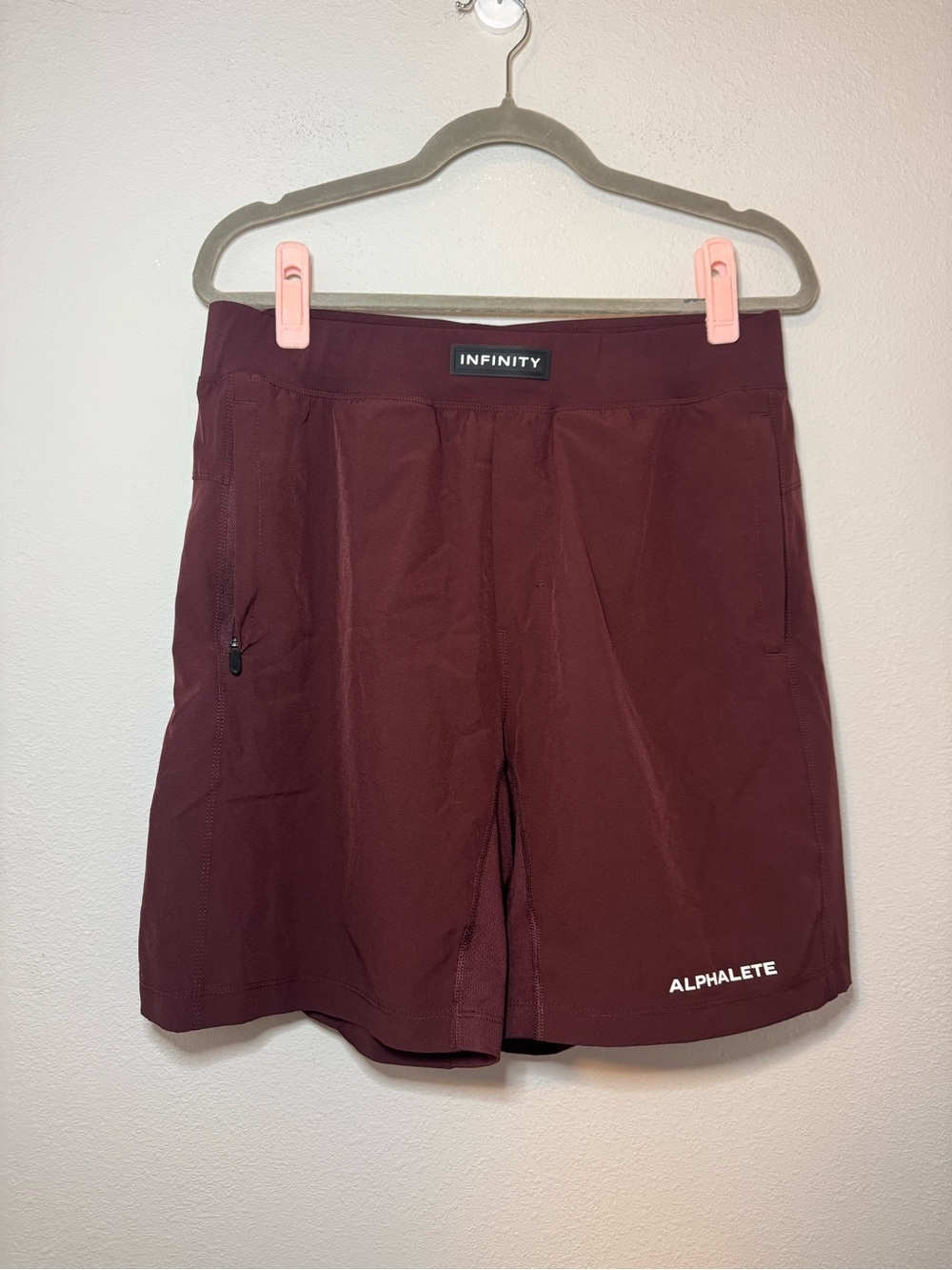 Alphalete Infinity Men's Maroon Training Shorts